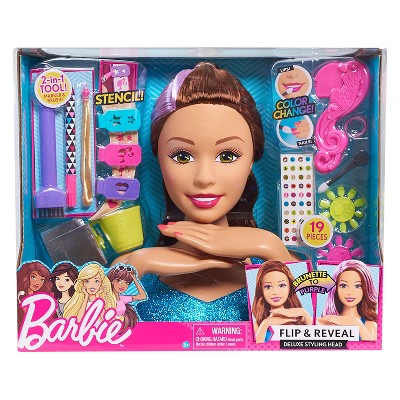 barbie flip and reveal styling head