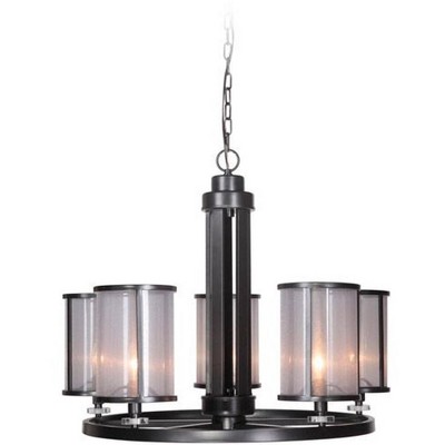 Craftmade Lighting Danbury 5 - Light Chandelier in  Matte Black