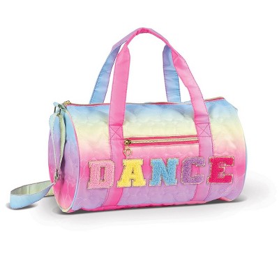 Dance Duffle Bag Danz N Motion B24501 Medium Rainbow Puffy Ballet Tap Jazz
