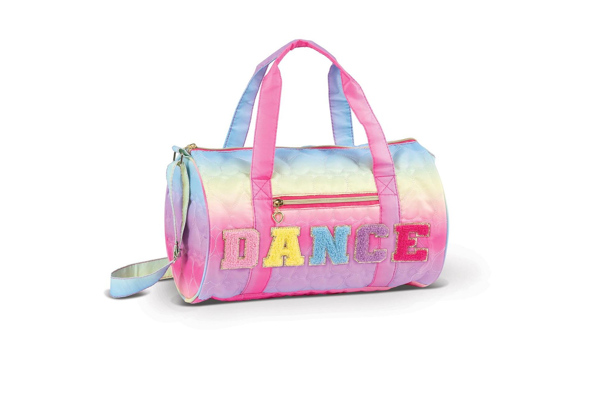Dance Duffle Bag Danz N Motion B24501 Medium Rainbow Puffy Ballet Tap Jazz