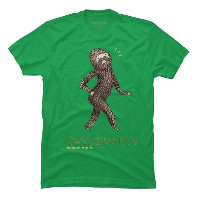 Men's Design By Humans Sassquatch By SophieCorrigan T-Shirt