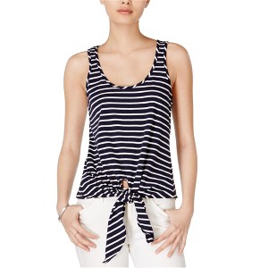 maison Jules Womens Tie Hem Tank Top - 1 of 1