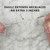 Ross-Simons 1.8mm 14kt White Gold Cable-Chain Necklace Extender - 2 of 3