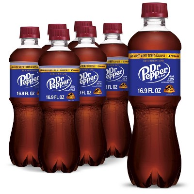 Dr Pepper Dark Berry Soda - 6pk/16.9 fl oz Bottles