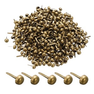 Unique Bargains Corrosion Resistance Light Weight Durable Arts and Crafts Brads 500 Pcs - 1 of 4