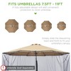 Best Choice Products 9ft Adjustable Bug Screen Accessory for Outdoor Patio Umbrella w/ Polyester Net, Fillable Base - 3 of 4