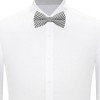 Jacob Alexander Men’s Seersucker Striped Pre-Tied Clip-On Bow Tie - 3 of 4