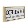 Stupell Industries Coffee Bar Cafe Rustic Sign, 31" x 14" - 3 of 4