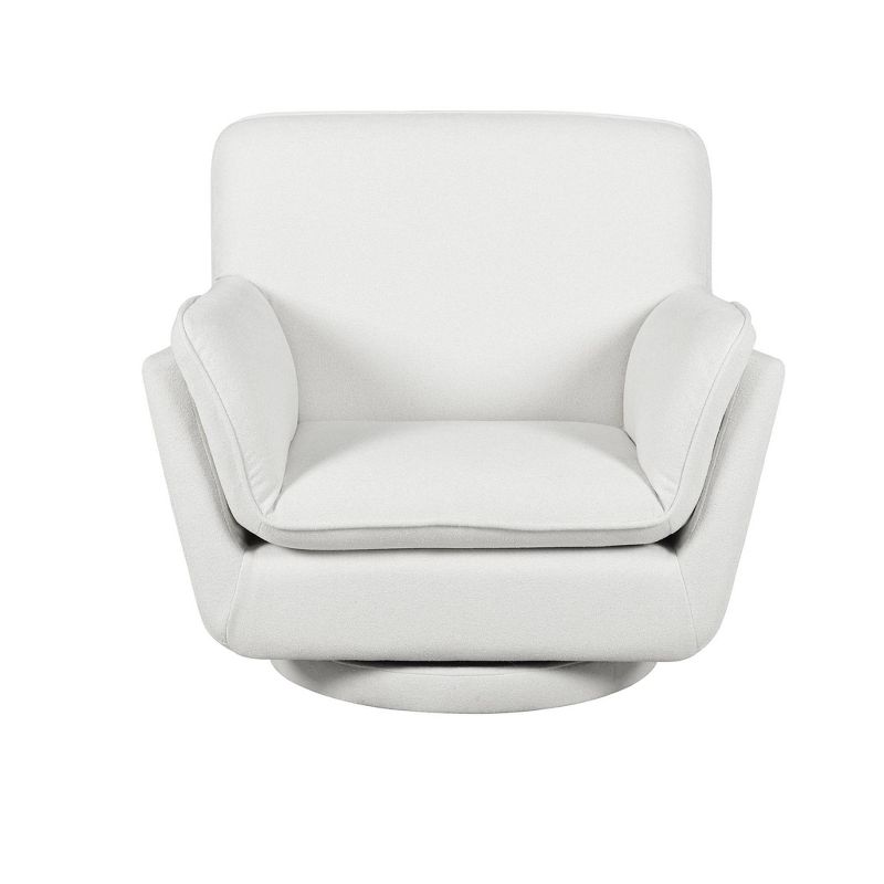 Modern Swivel Performance Fabric Chair with Removable Insert - WOVENBYRD, 3 of 10
