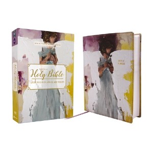 Nrsvue, Holy Bible, Anne Neilson Angel Art Series, Leathersoft, Multi-Purple, Comfort Print - by  Zondervan (Leather Bound) - 1 of 1