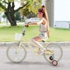 Costway 18'' Kids Bike Toddler Bicycle with Training Wheel Kickstand for 4-8 Years Old Purple/Pink/Turquoise/Blue/Beige/Green - 4 of 4