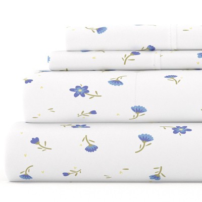 Deep Pocket Premium Soft Floral Pattern Sheet Set : Target