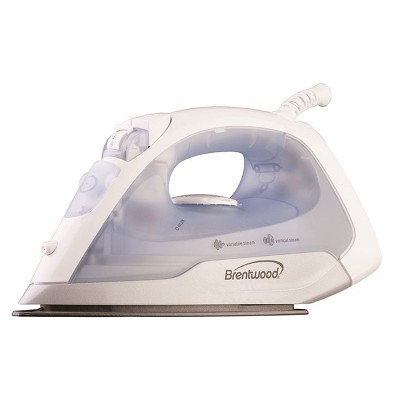 Brentwood Steam Iron With Retractable Cord In Black : Target