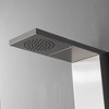 BWE 5-jet shower panel system with rain shower head and shower rail, shower tower with LED light - 4 of 4