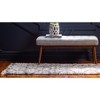 Unique Loom    Hygge Shag Trellis Area Rug - 3 of 4