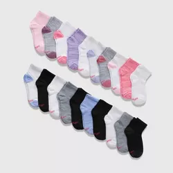 Hanes Girls' 20pk Ankle Socks - Colors May Vary