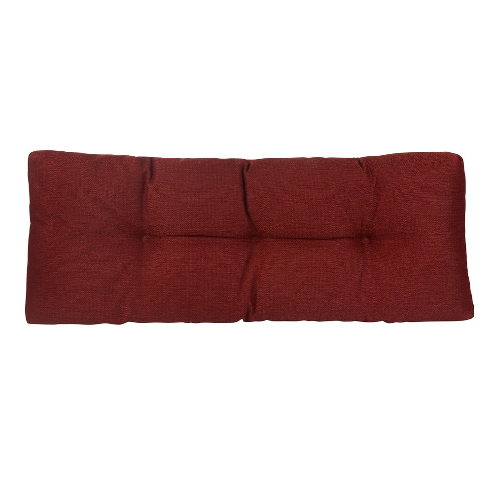 Photos - Pillow Gripper 35" Tufted Omega Universal Bench Cushion Flame