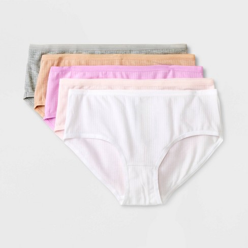 5-pack Ribbed Hipster Briefs