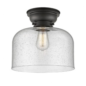 Bell - 1 Light Flush Mount In Industrial Style-9.4 Inches Tall and 12 Inches Wide - 1 of 1