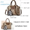 Women Tote Bags Ladies Satchel Shoulder Bag Retro Top Handle Hobo Purse - 2 of 4