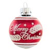 Christopher Radko 2.0 Inch Vintage Flocked Ornament Set Patterns Glitter Scenes Tree Ornament Sets - 2 of 3