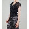 Women's Shimmer Lace Top - current air - 2 of 4