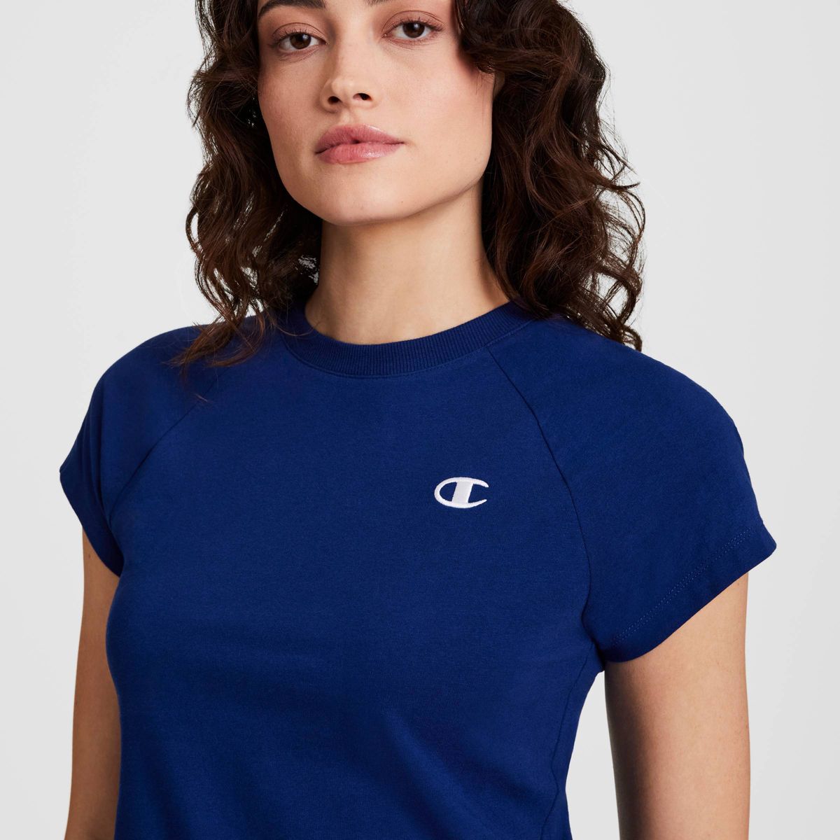 Champion Women's Iconic Essentials Raglan Short Sleeve Baby T-Shirt - thumbnail 5