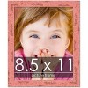 PosterPalooza | Photo Size Shabby Chic Pink Picture Frame - UV Acrylic, Foam Board Backing, Hanging Hardware - 2 of 4