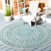 Courtyard CY8734 UV & Stain Resistant Non-Shedding Power Loomed Indoor/Outdoor Rugs - Safavieh - 2 of 4