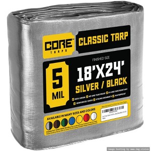 Core Tarps Heavy Duty 5 Mil Tarp Cover, UV Resistant, Rip Proof for Roof, Camping, Patio, Pool, Boat - 1 of 4
