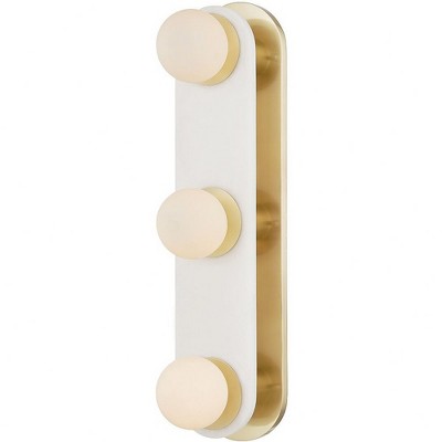 Mitzi Zora 3 - Light Vanity in  Aged Brass