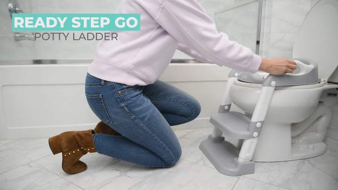 Jool Baby Ready Step Go Potty Ladder - Gray, 2 of 9, play video