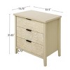 Ornate Cabinet With Intricate Carvings,Storage Cabinet With 3 Drawers,Bedroom Furniture,Living Room Cabinet With Drawers-Maison Boucle - 4 of 4