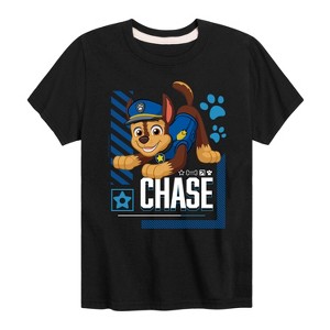Boys' - Paw Patrol - Chase Character Short Sleeve Graphic T-Shirt - 1 of 4