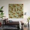 Cat Coquillette Tiger Collection Mint Orange Wood Wall Mural - Society6 - 2 of 2