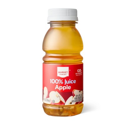 100% Apple Juice Multipack Fruit Juice - 6pk/8 fl oz Market Pantry™