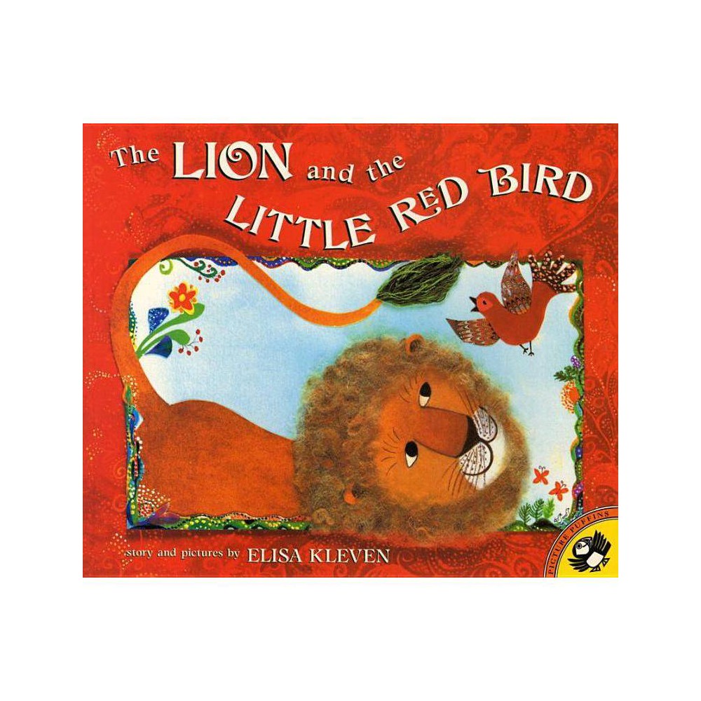 The Lion and the Little Red Bird - by Elisa Kleven (Paperback) About the Book A little bird discovers why the lion's tail changes color each day. Book Synopsis From an author whose work is said to  burgeon with joy,  here is a gentle mystery about a silent, gallant lion and a sweetly cheerful bird--two friends who are attracted to each other through the universal language of art. Elisa uses watercolor, gouache, ink, colored pencils, pastels, markers, and crayons to collage this charming and colorful tale.  Illustrated with mixed-media collages so richly colored and textured that readers will want to feel the pages. --Kirkus Reviews (pointered review)  A sweet and captivating book with gorgeous illustrations. Its story line and artwork both have unusual and unexpected qualities that work together to generate a magical, light mood. --School Library Journal (starred review) ABA-CBC Children's Books Mean Business and Kansas State Reading Circle About the Author I write and illustrate picture books because I've never outgrown a deep childhood urge to enter a magical world. As a child growing up in Los Angeles, I used to wish that my huge, congested city were more like the places in the books that I loved - places where forests grew and seasons changed, where animals talked and anything was possible. I envied those characters who slid down rabbit holes, or visited with Charlotte and Wilbur, or flew with Peter Pan, or floated with Mary Poppins, or journeyed to Oz. Since I couldn't actually visit these wonderful worlds (except, of course, by reading), I made little imaginary worlds of my own, using the materials at hand. My favorite project was an enormous dollhouse in my closet. The house was filled both with store-bought toys, and with dolls and creatures which I made myself, from paper, cloth and clay. I'd lose myself for hours making up stories about these characters. I loved to make them treasures from scraps of this and that: a paper doily would be a lace tablecloth; half a walnut-shell would be a baby's cozy cradle; a postage stamp would make a lovely portrait on the wall. Around the dollhouse I painted a mural, a fanciful landscape of forests, fields, mountains, blue skies - the world that I wished I could live in. I lived in Los Angeles until I was 17, then left to study at U.C. Berkeley where I received a BA in English and later a teaching credential. After reading to young children as a teacher for several years, I had a strong desire to make my own books. My first picture book was published in 1988, and eighteen have followed. (Sometimes I illustrate other authors' stories, sometimes my own.) Like all authors and illustrators, I love to make up characters, and build stories and environments around them. To make my pictures I combine many media: watercolor, gouache, ink, colored pencils, pastels, markers, crayons -- anything that works! I also use lots of collage. As I did in childhood, I snip and glue old scraps into new shapes: a piece of wool bes a lion's mane or a child's hair. A doily, snipped to bits, bes a snowstorm. Like my collages, my stories are also about the power of imagination to transform old into new, familiar into fantastical. In the book The Lion And The Little Red Bird, a lion turns his tail into a paintbrush, and the walls of his cave into a sunlit, painted world. In The Paper Princess, a drawing on paper bes full of possibilities: by turns, it is a paper doll, a crumbled wad of litter, a birthday card, and a beloved doll again. The child in Hooray, A Pinata! imagines that a dog piÒata is a favorite pet. Ernst the crocodile in The Puddle Pail sees ordinary rain puddles as sparkling, collectible treasures . The girl in A Monster In The House imagines her baby brother to be a giant, messy, screaming, toe-sucking, hair-pulling monster. And in my newest book, Sun Bread, a baker brightens a bleak winter by shaping bread dough into a warm, glowing, life-giving sun. Although I love creating imaginary worlds, I also enjoy drawing real places. Three of the books I've illustrated take place in big U.S. cities. Abuela, by Arthur Dorros, is set in New York. City By The Bay, by Tricia Brown, is a magical journey around San Fransisco. And City Of Angels, by Julie Jaskol and Brian Lewis, explores my home city of L.A. The life, energy, textures and wealth of detail in cities inspire my collages. I'm very inspired as well by my children, Mia and Ben (ages nine and four), my husband Paul, our two dogs and our cat. They all appear in many forms and disguises in my books! My family and I live in the town of Albany, California, next door to Berkeley and across the bay from San Fransisco. From our window, we can see the Golden Gate Bridge, and the boats on San Fransisco Bay. copyright (c) 2000 by Penguin Putnam Books for Young Readers. All rights reserved.