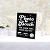 Big Dot of Happiness Party Props Photo Booth Sign - Printed on Sturdy Plastic Material - 10.5 x 13.75 inches - Sign with Stand - 1 Piece - 3 of 4