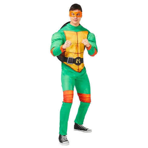 Teenage Mutant Ninja Turtles Michelangelo Movie Men's Costume, X-Large