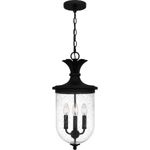 Havana 3-Light Earth Black Outdoor Hanging Lantern - 1 of 4