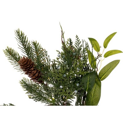 Winter Cedar Pine Cone 24" Artificial Christmas Wreath
