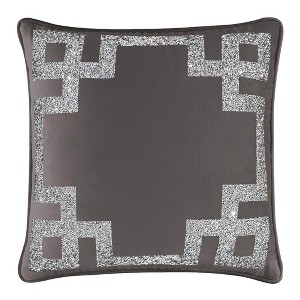 16"x16" Luminous Greek Key Border Square Throw Pillow - Sparkles Home - 1 of 1