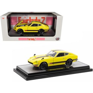 1970 Nissan Fairlady Z 432 RHD (Right Hand Drive) #3 Yellow with Black Stripes Limited Ed 1/24 Diecast Model Car by M2 Machines - 1 of 4
