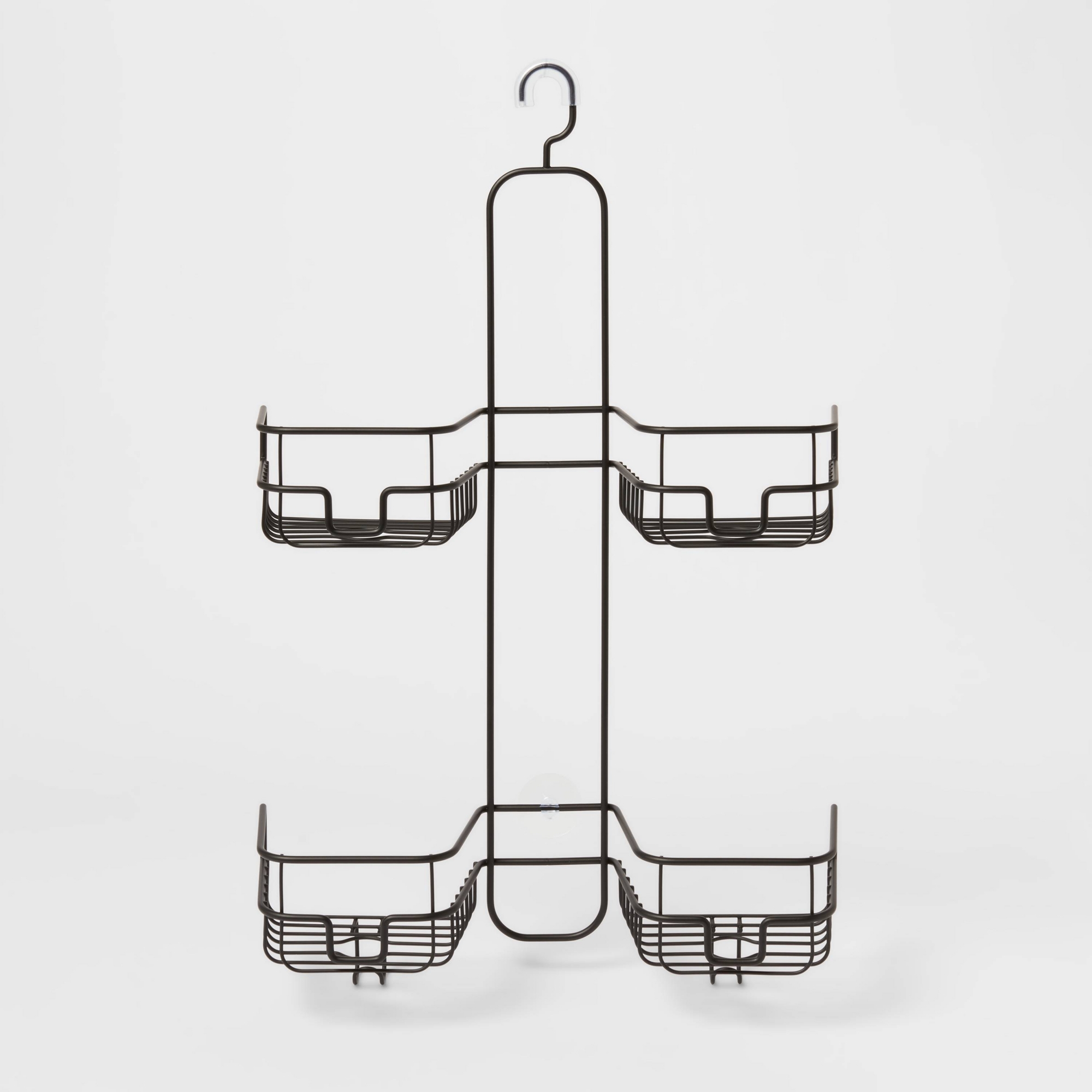 Hose Round Wire Shower Caddy Black - Threshold™