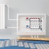 VEVOR 5-Branch Radiant Heat Manifold, 1/2" PEX Tubing Manifold, Stainless Steel PEX Manifold for Hydronic Radiant Floor Heating, Silver - 2 of 4