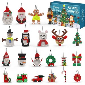 Aoibox Advent Calendar 2025 24 Piece Building Blocks Set for Kids Christmas Countdown Surprise STEM Toy for Boys and Girls Ages 6 to 12 - 1 of 4