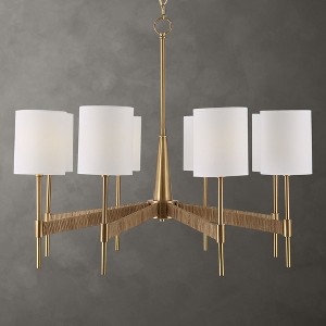 Uttermost Lautoka Rattan 8 Light Chandelier - 1 of 4