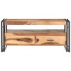 vidaXL Coffee Table 39.4"x21.7"x17.7" Solid Acacia Wood - 2 of 4