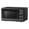 West Bend 700 Watt Compact Easy to Use Small Microwave Countertop Oven Kitchen Appliance with 8.5 Inch Round Turntable, Black - 3 of 4