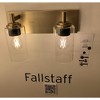 Quorum Lighting Fallstaff 2 - Light Vanity in  Aged Brass - 2 of 4
